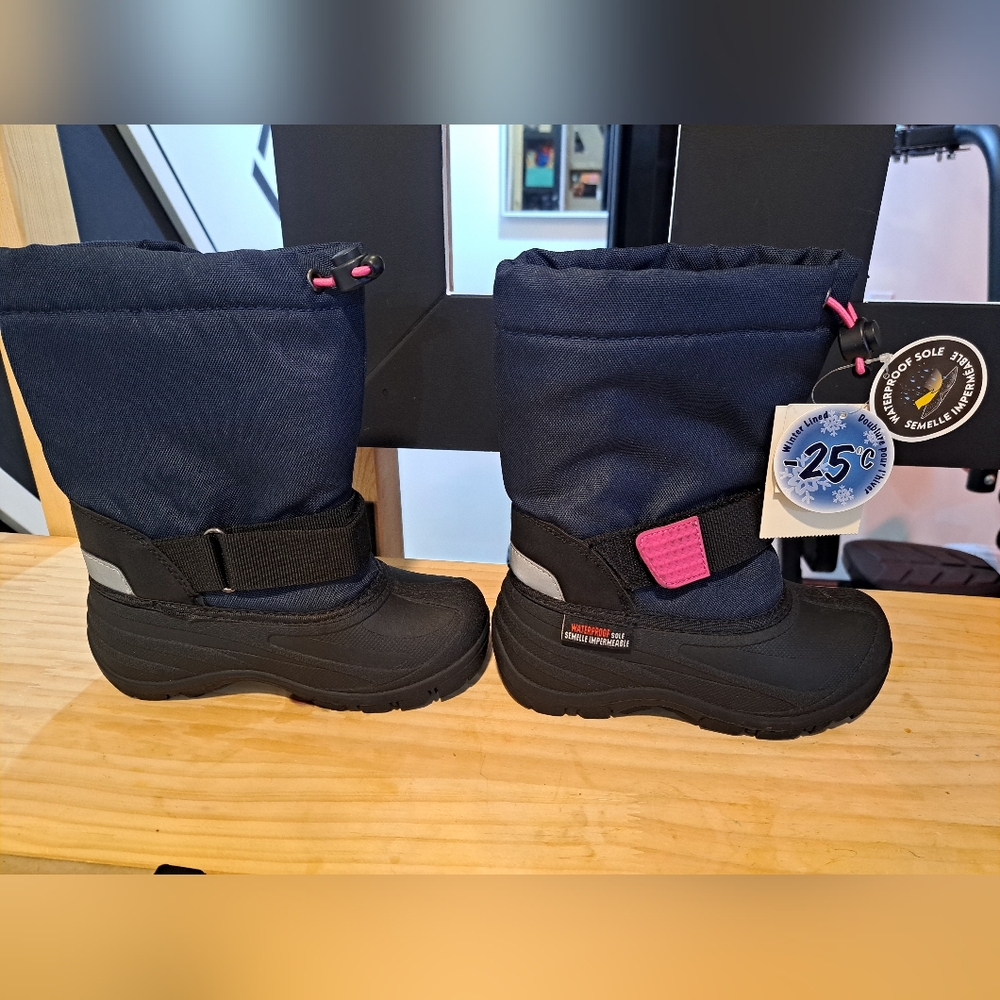 Brand New George Girls Winter Boots. -25c Weather Rated. Blue and Pink